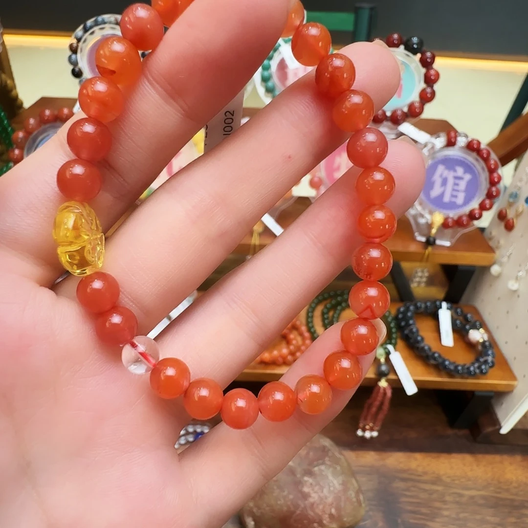 合金手链南红玛瑙