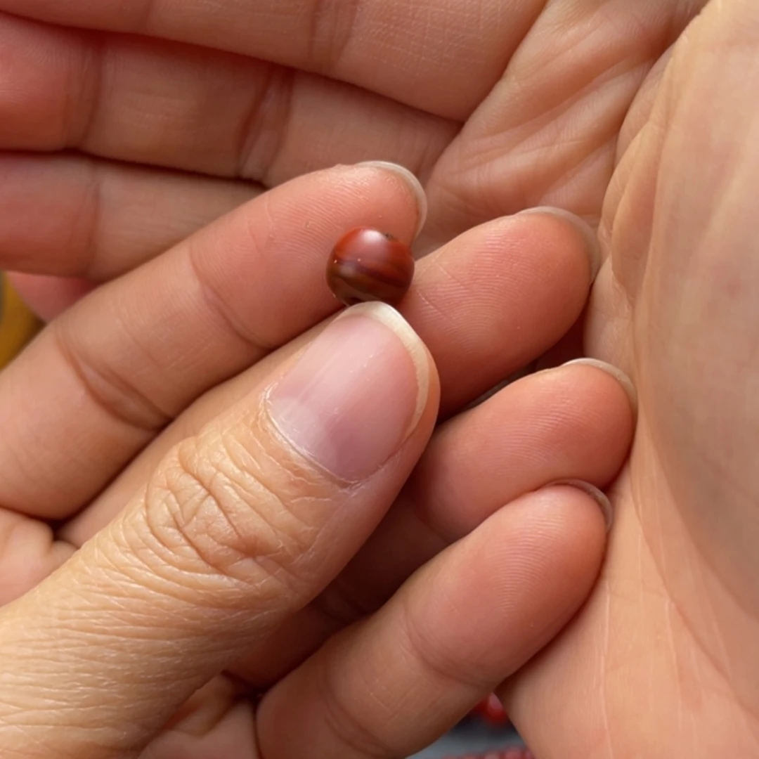 【闪购商品】南红玛瑙单珠8.7*7.3未镶嵌蓝*