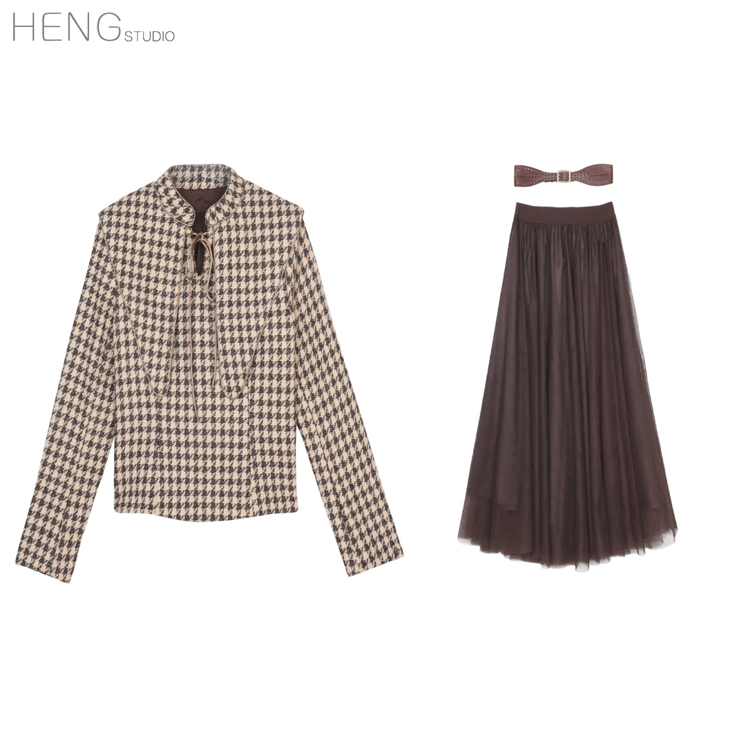 【糯米姐】秋冬新款时尚套装9818