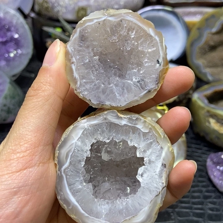 水晶蚕丝盆未镶嵌