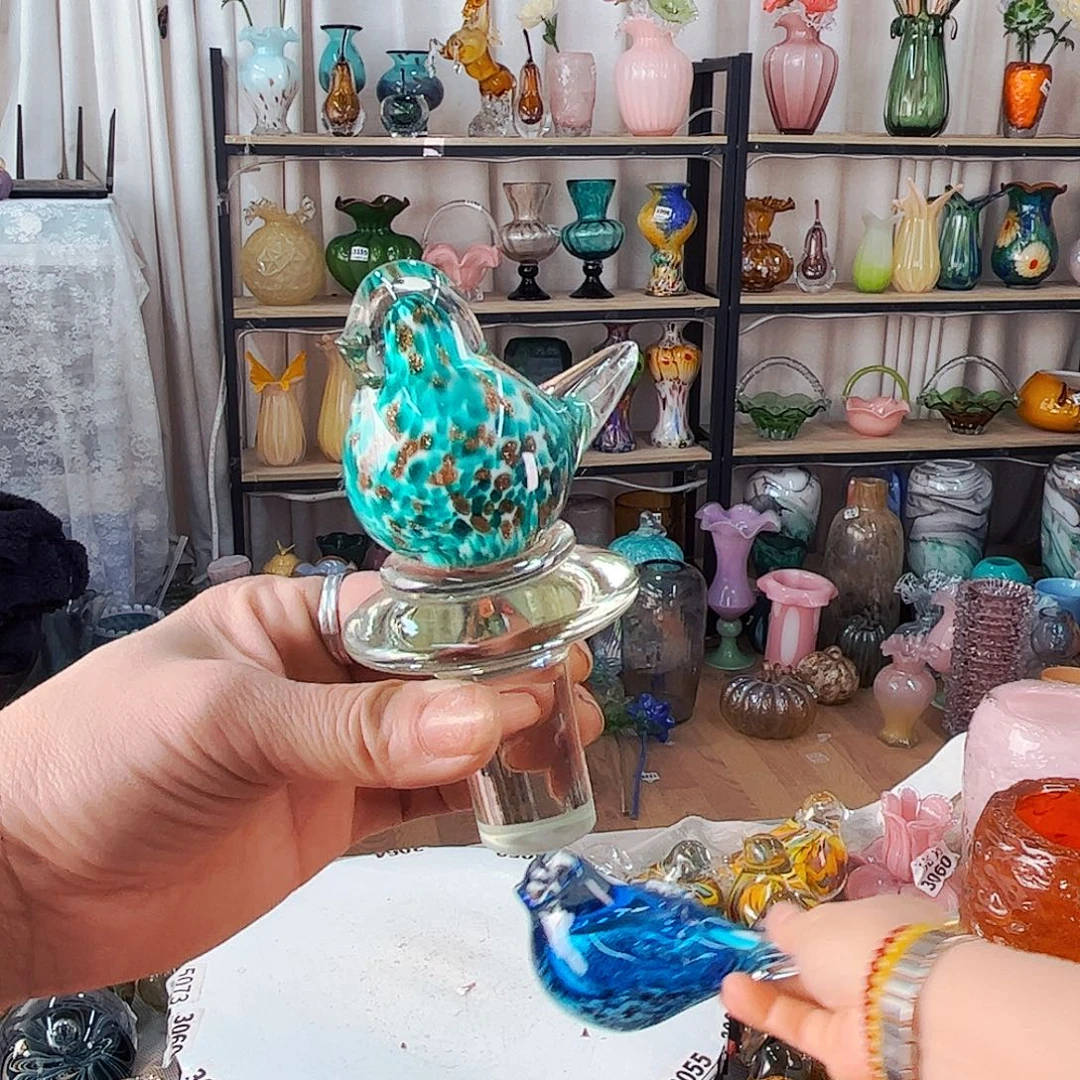 鸟塞底不完美家悦琉璃工艺品