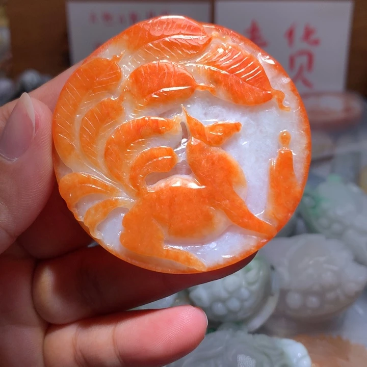 翡翠未镶嵌颈饰保真天然A货翡翠