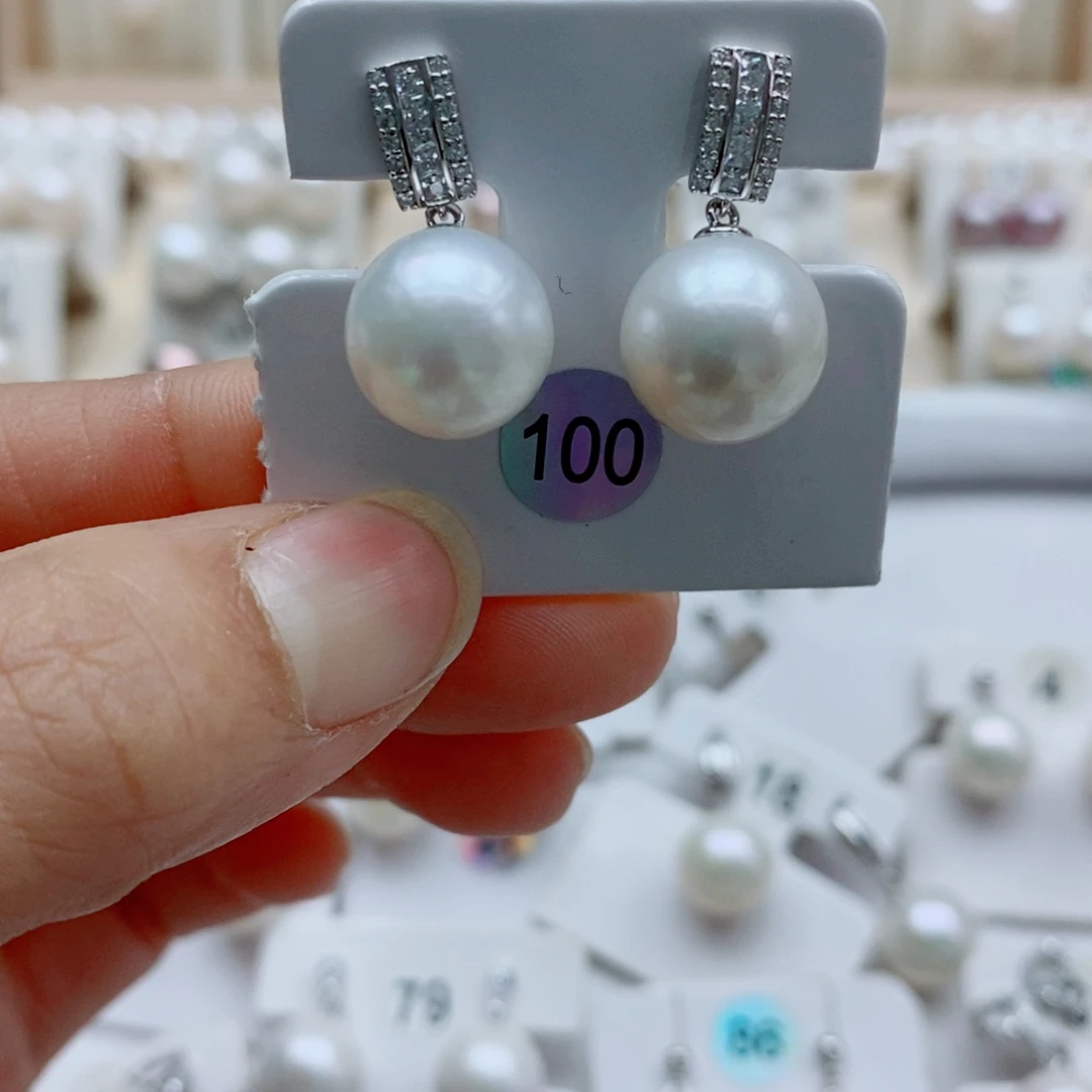 淡水珍珠银S925镶嵌颈饰