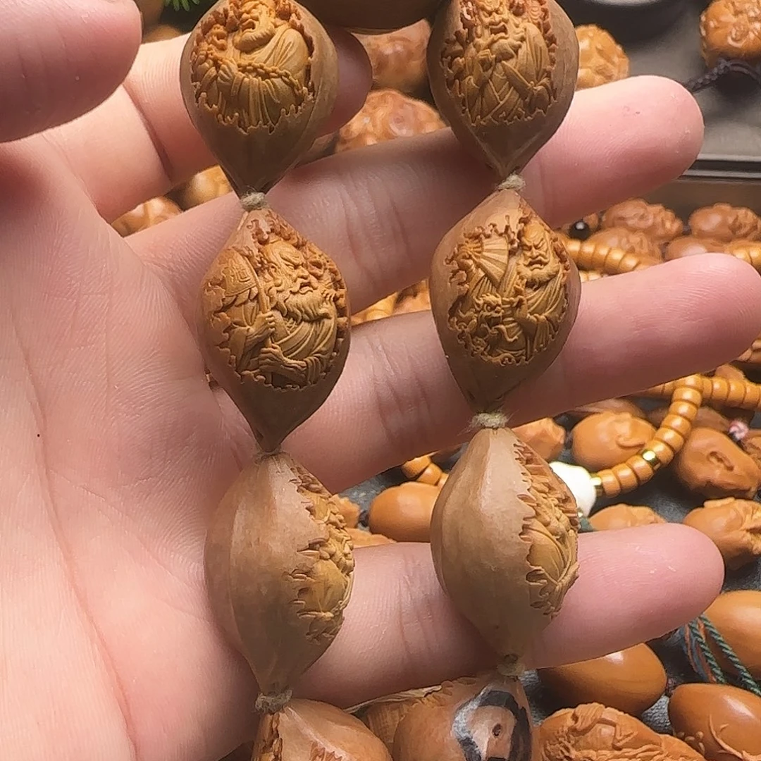 橄榄核手串/手链钟馗瑕疵