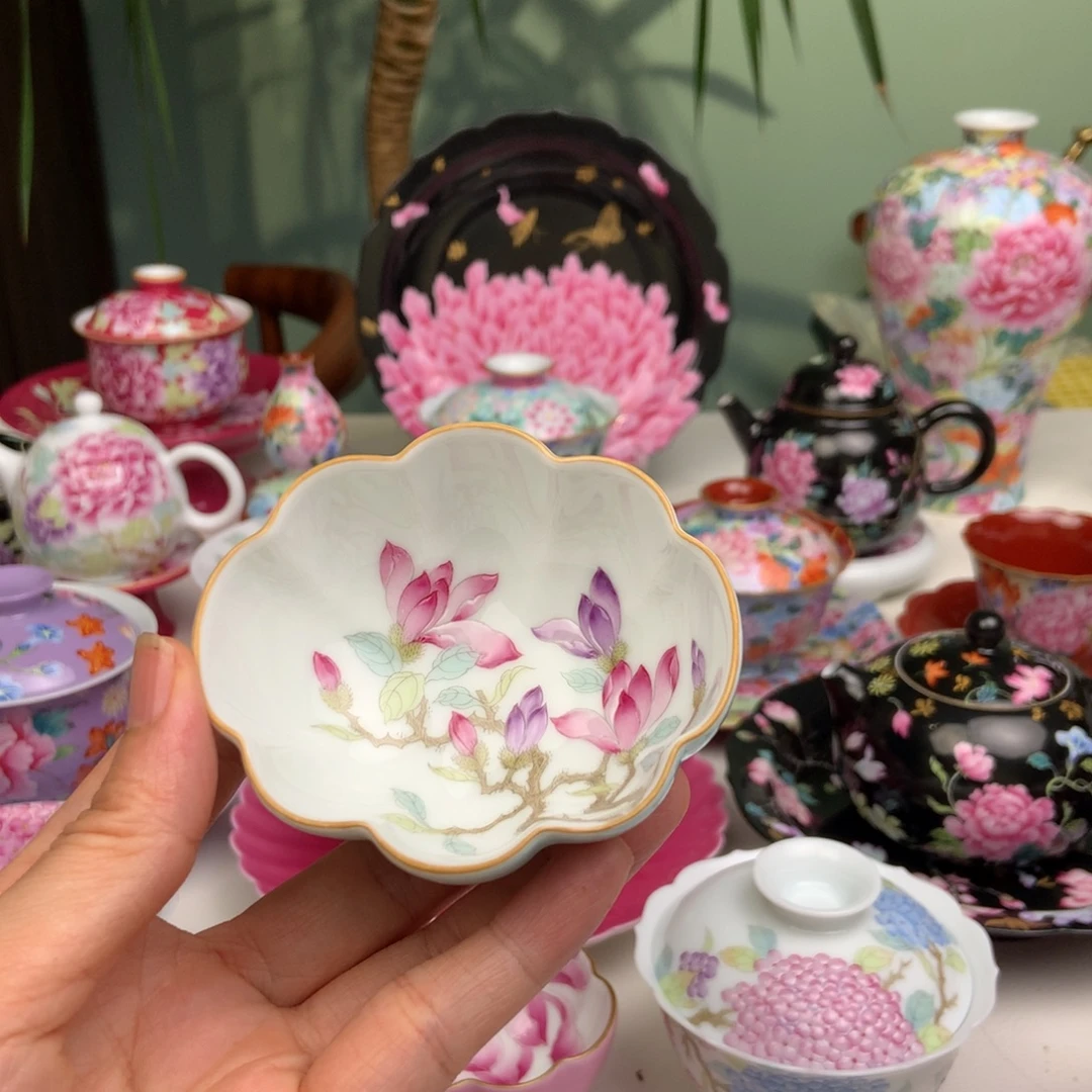 R***卡景德镇手绘作品手绘