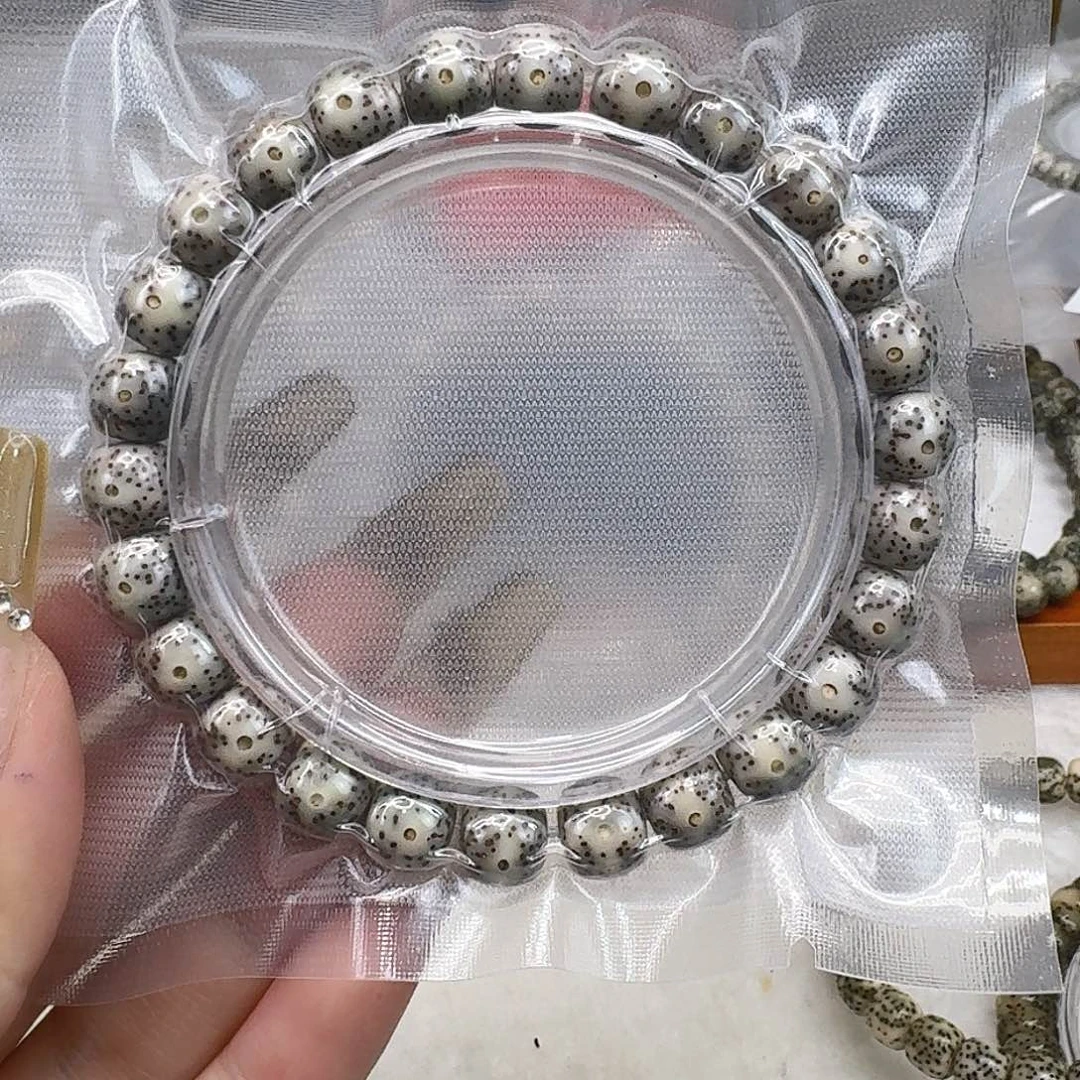 星月菩提手串63入门糯冰奶奶灰星月98