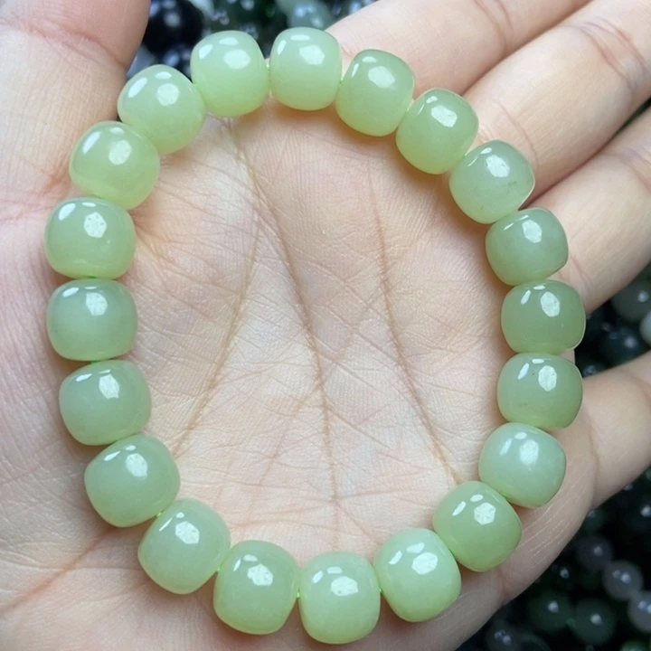 和田玉未镶嵌手链卡10