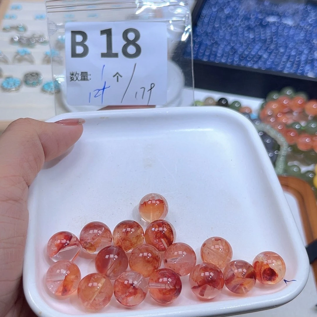水晶珠宝半成品未镶嵌B18。