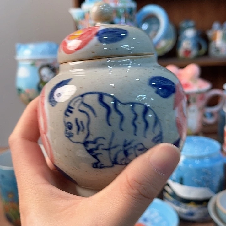 陶久*景德镇釉下手绘陶瓷