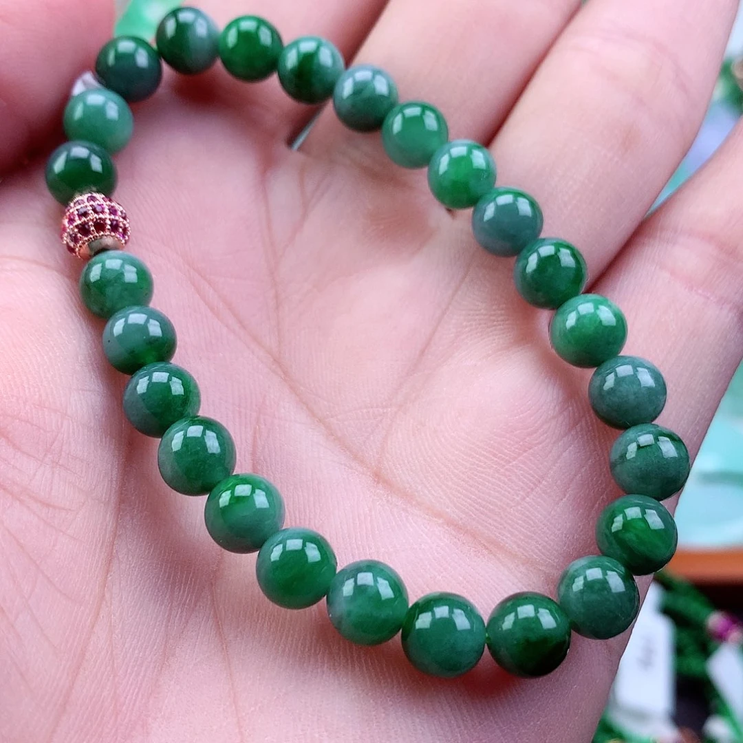 未镶嵌手链翡翠手串