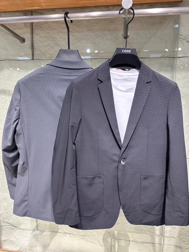 25男士春款单西外套夹克衫薄款