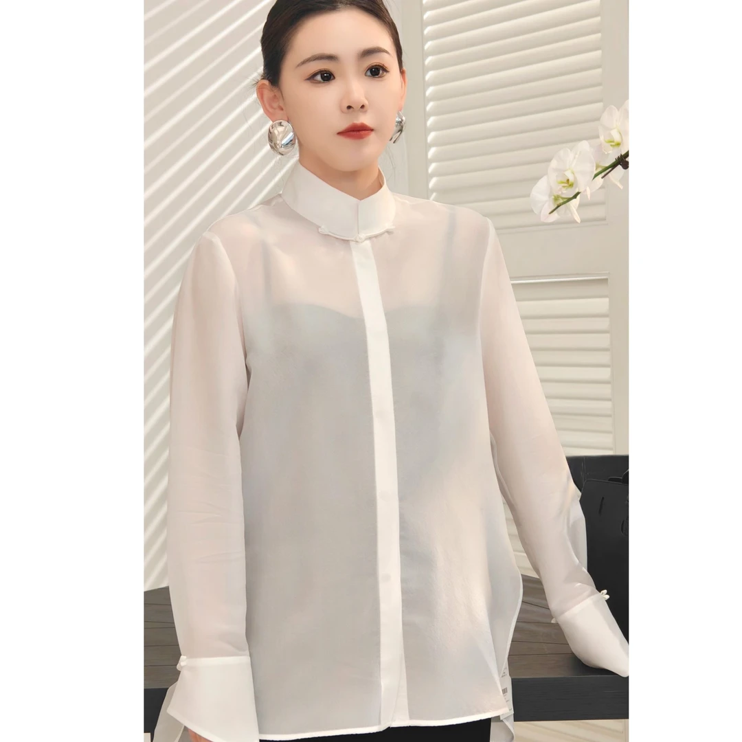 【张羽推荐】LAMAISONJADE玉琼 2026一粒扣衬衫