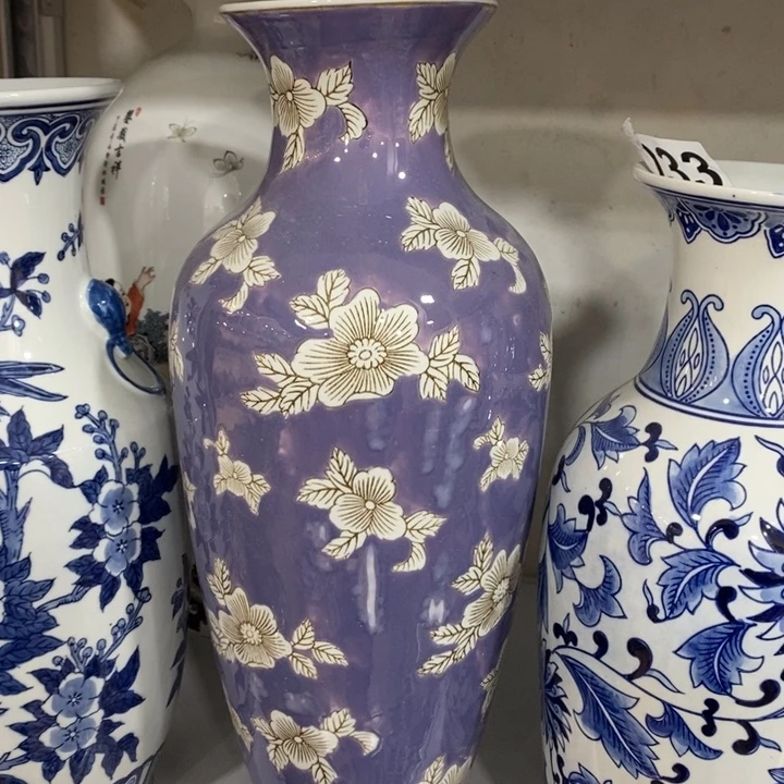 【闪购商品】摆件泽*陶瓷花瓶瑕疵花瓶摆件