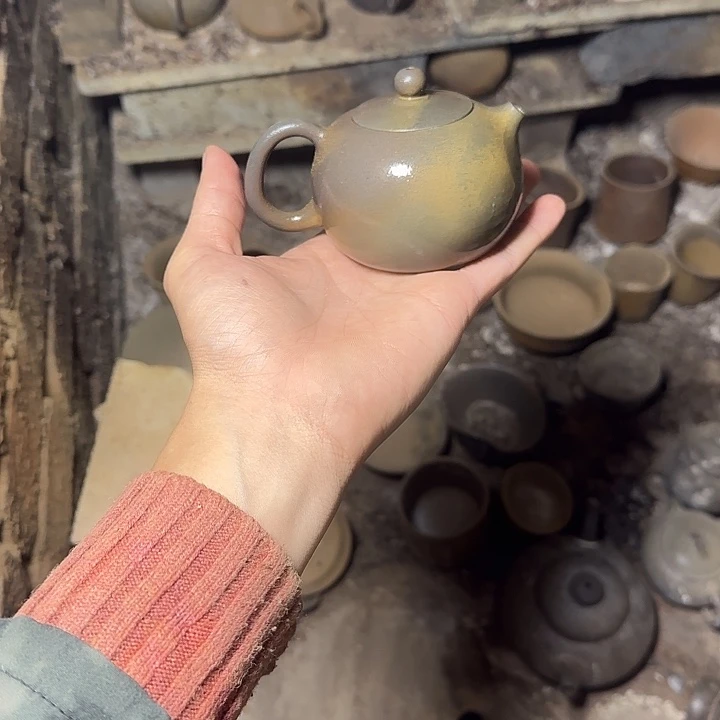 紫泥茶壶坭兴陶柴烧