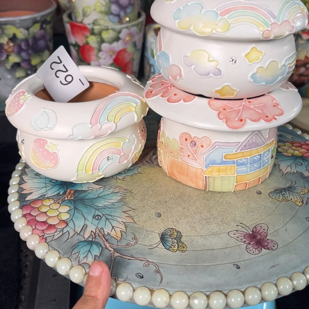 糖***包622多肉花盆   3个