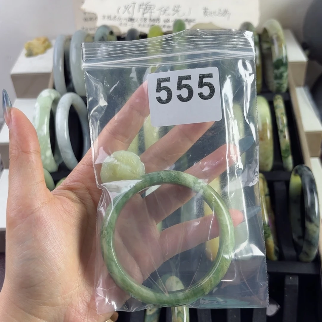 蛇纹石玉未镶嵌手镯1****₀