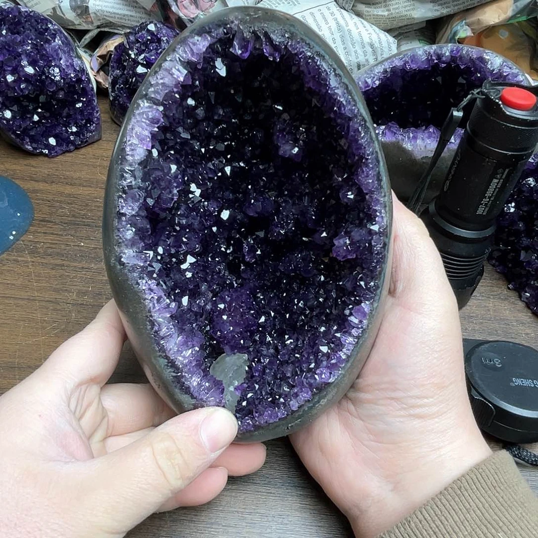 紫晶大型摆件（非配饰）未镶嵌伊*