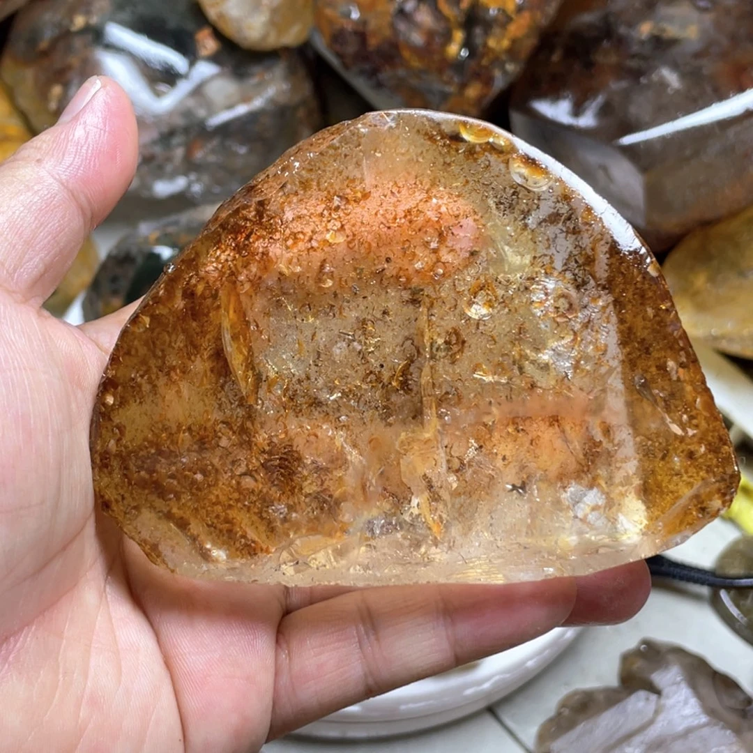 平***点未镶嵌珠宝半成品水晶