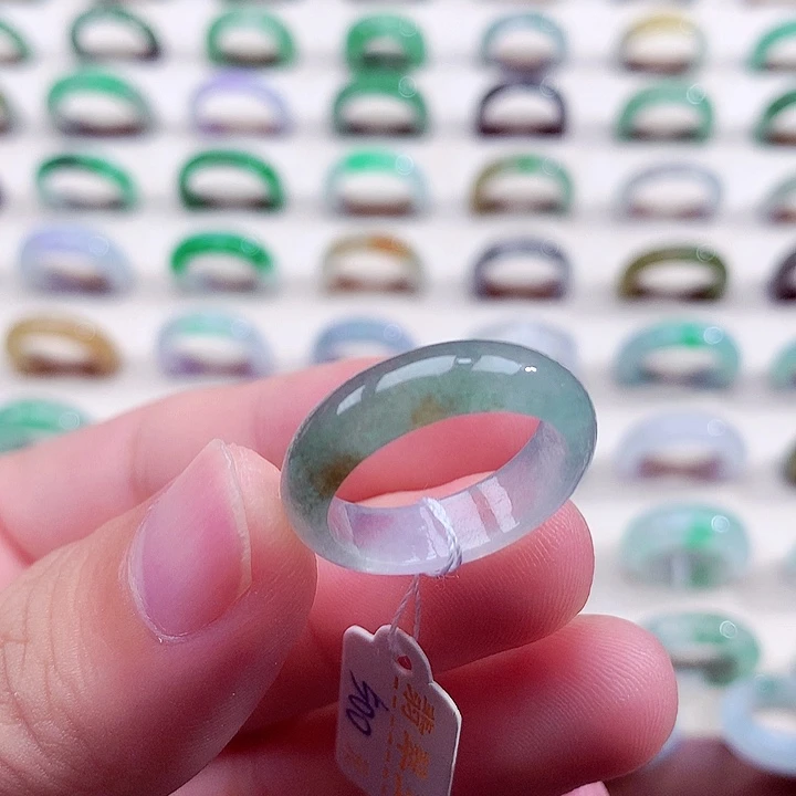 翡翠未镶嵌戒指16号