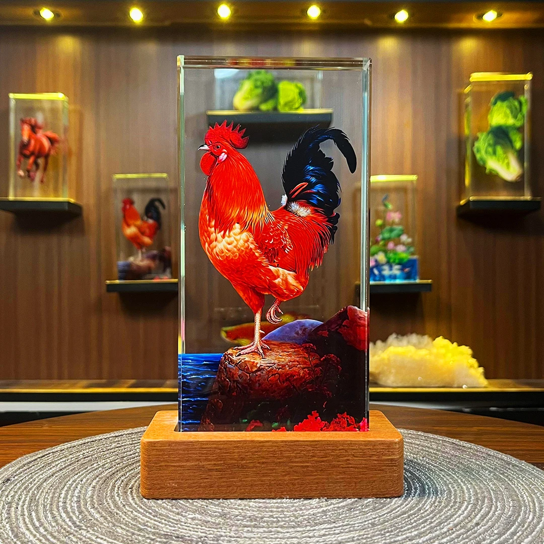 【爆款20x10x4】水晶摆件装饰品工艺品客厅玄关店铺办公室送礼