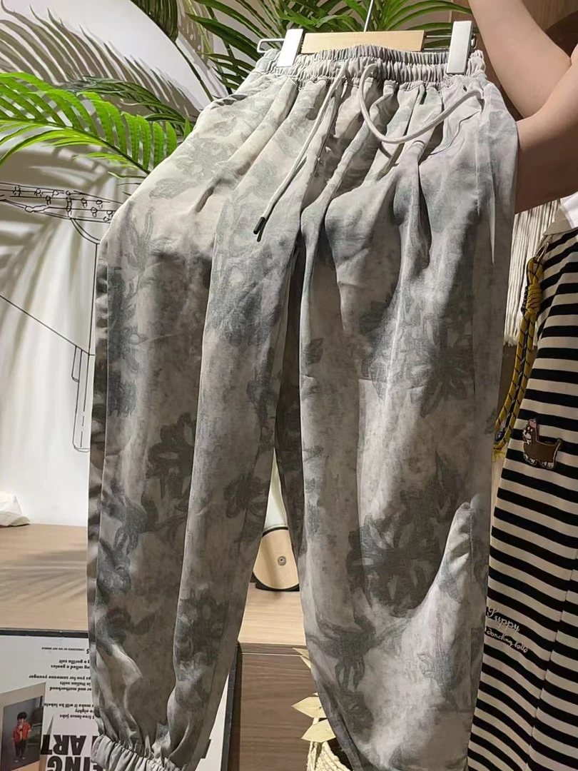 505761  韩版男童女童休闲韩版时尚舒适百搭宽松休闲裤