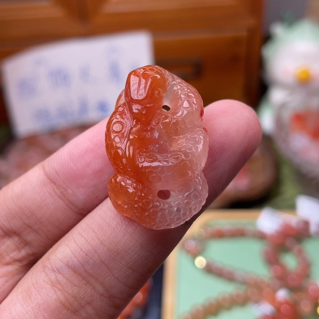 未镶嵌南红玛瑙挂件9712