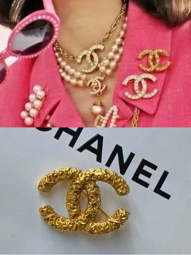 95新 Chanel/香奈儿 Chanel vintage香奈儿中古熔岩胸针