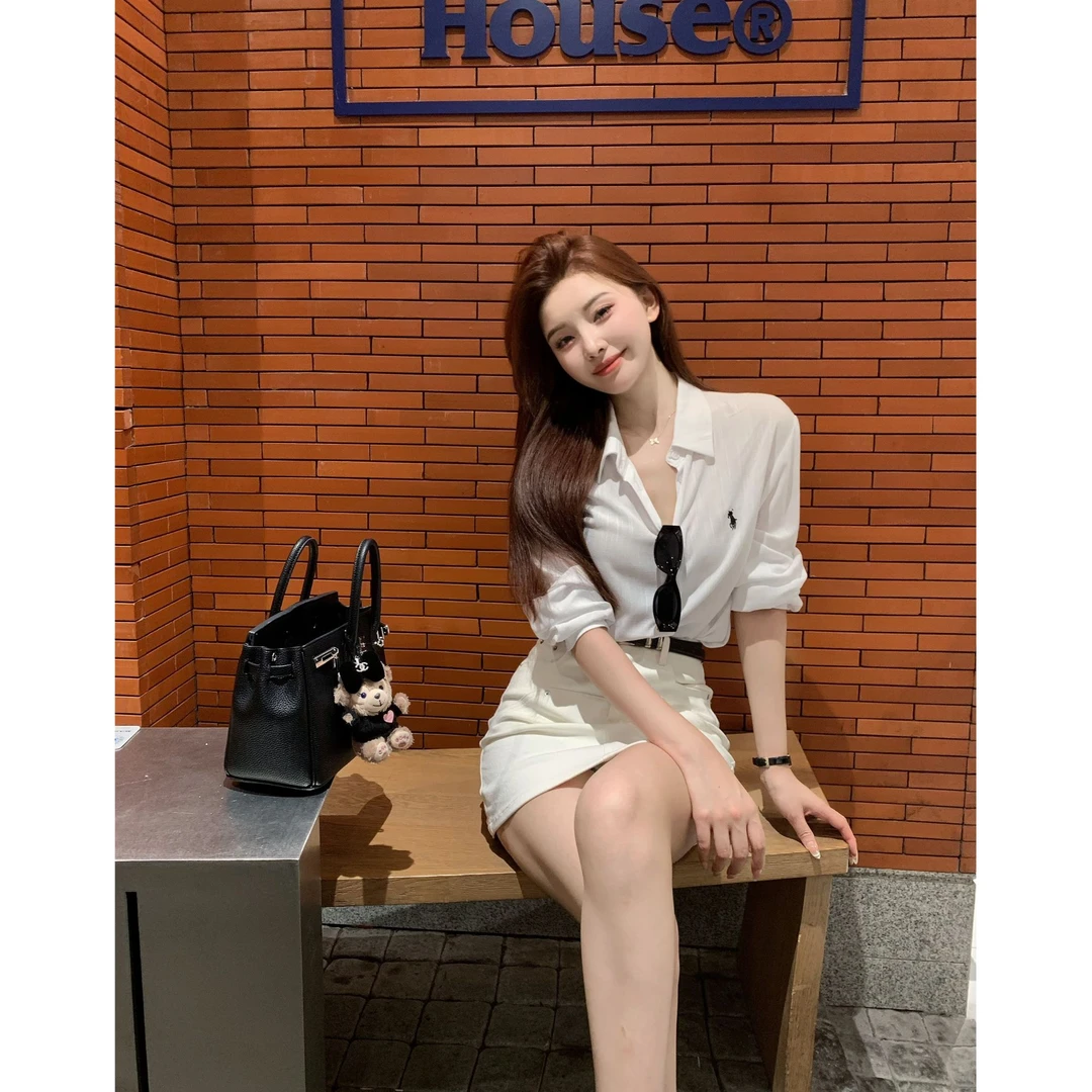 SZA【月光秘语】夏季新款韩系气质通勤时尚百搭设计感衬衫A-1774