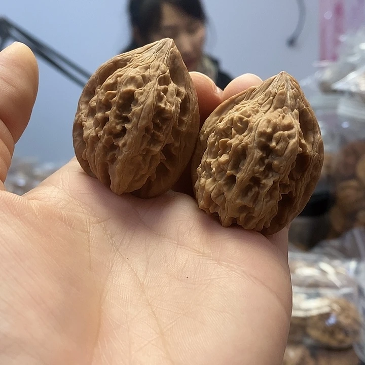 文玩核桃把件36大古石小众