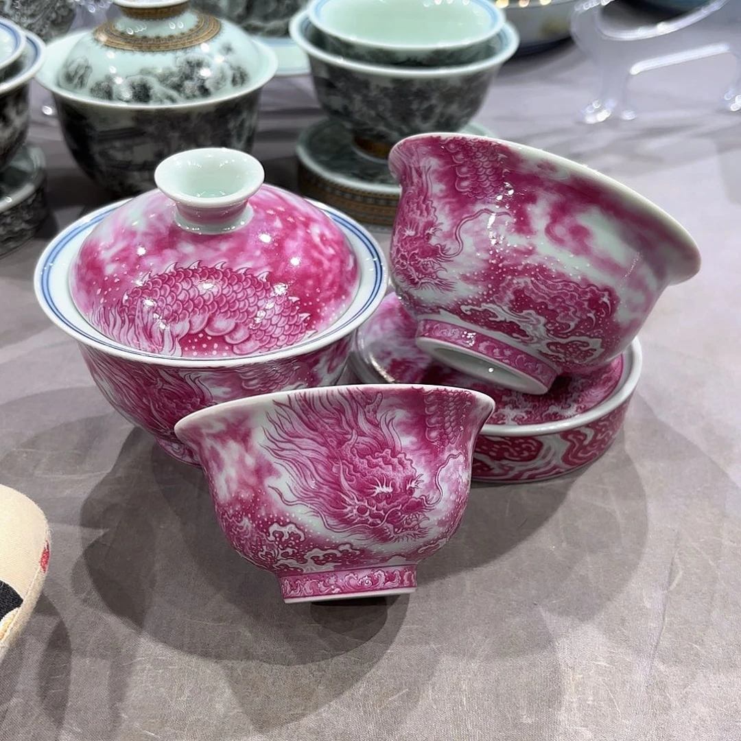龙***、瓷片景德镇瓷器精品