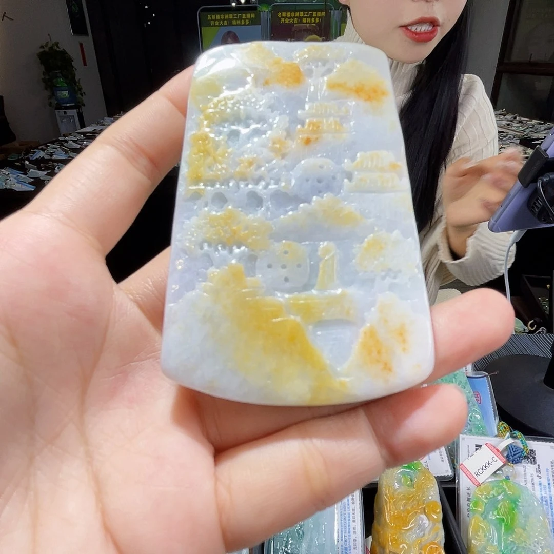 颈饰未镶嵌翡翠一