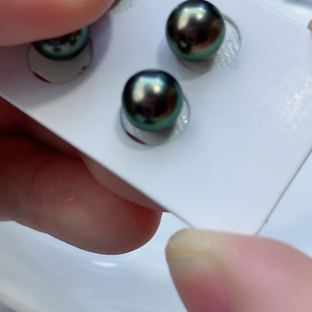 海水珍珠耳饰18K金镶嵌