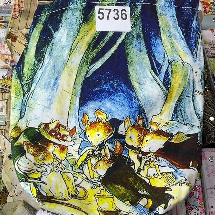 织绣A6尺寸束口袋5736