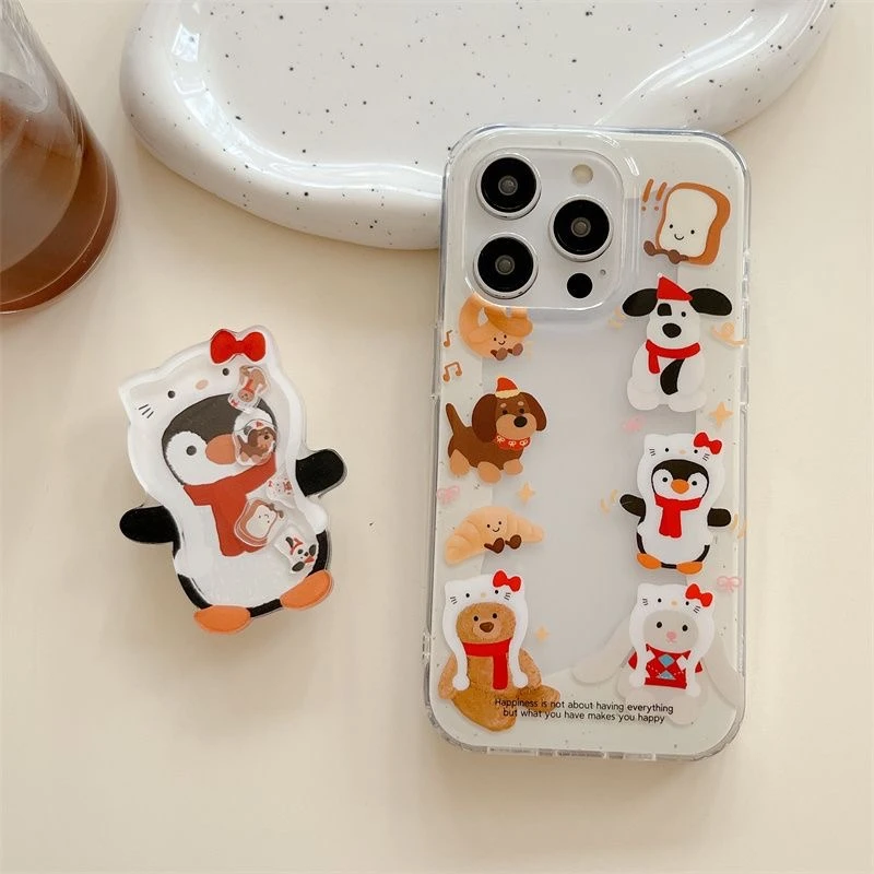 动物一圈适用苹果16/15手机壳iphone13pro12女14小米oppo华为vivo