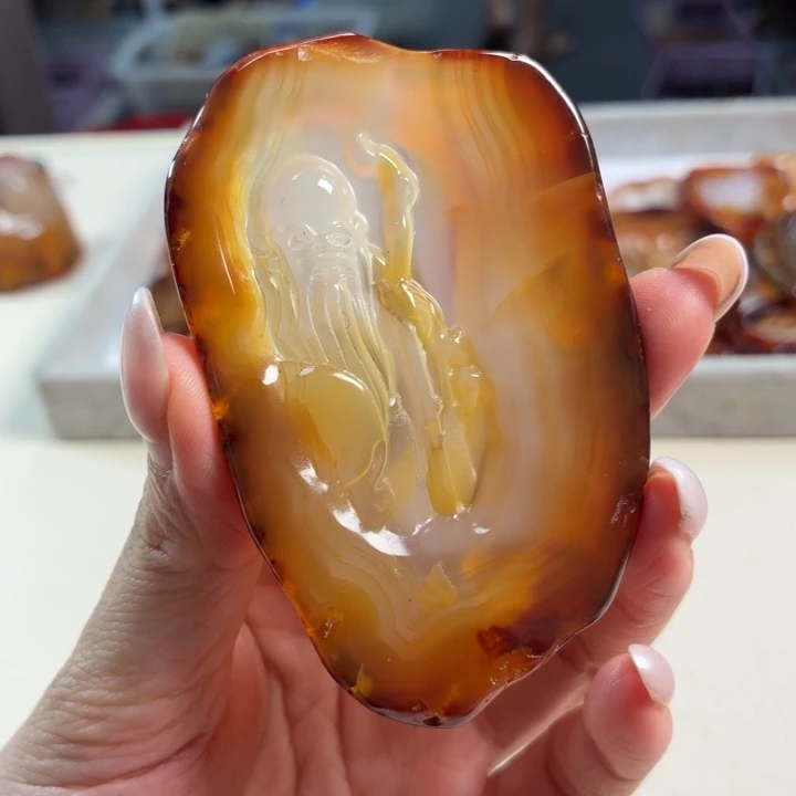 玛瑙/玉髓未镶嵌吊坠(不含链)