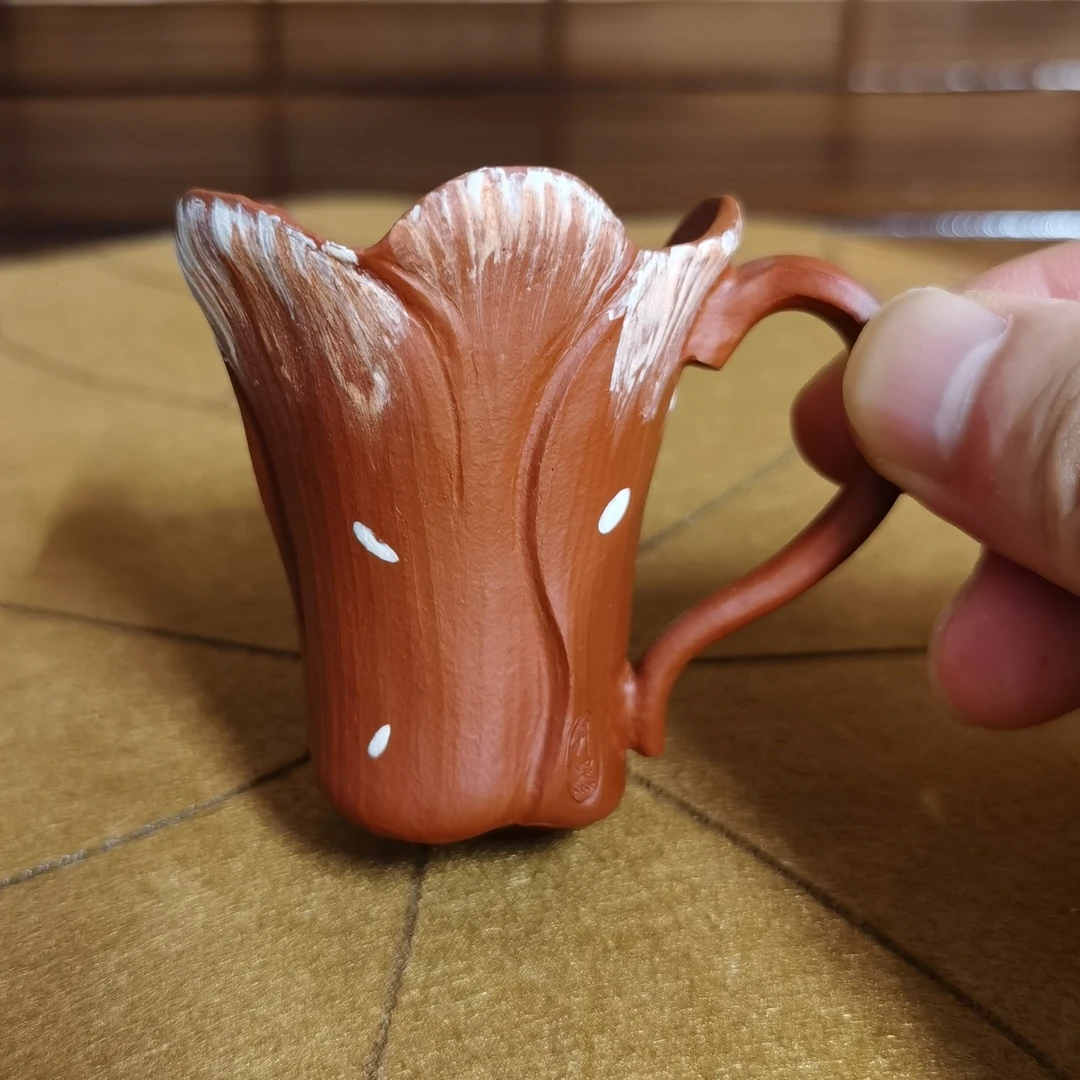 紫砂 荷花主人杯 容量35cc