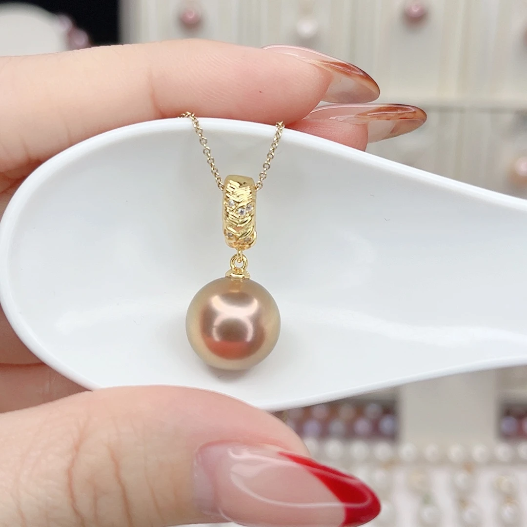 淡水珍珠吊坠(赠链)合金