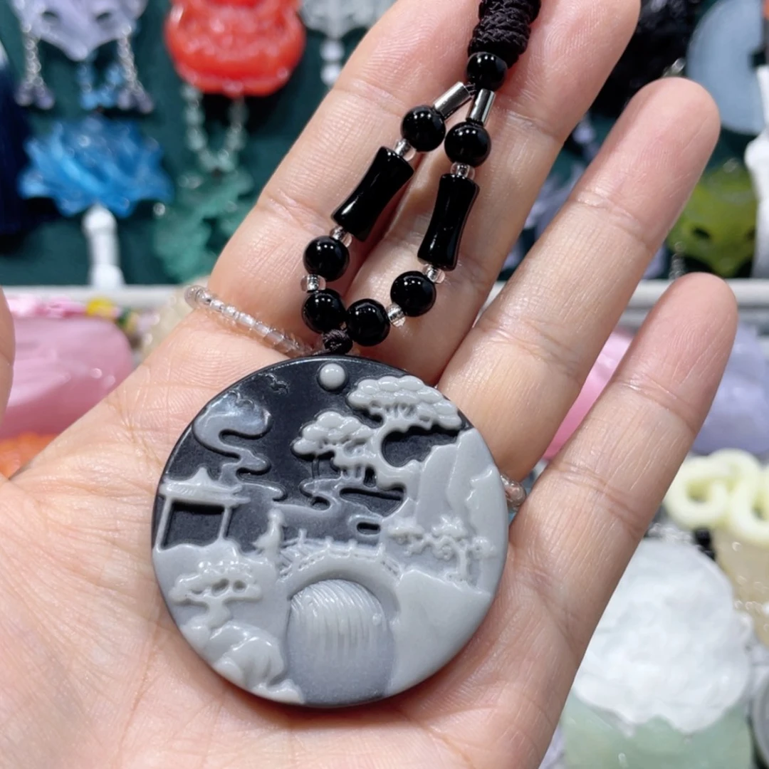 【闪购商品】未镶嵌岫玉颈饰42项链