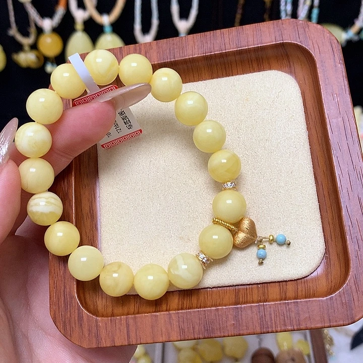 手链蜜蜡未镶嵌蜜蜡手串