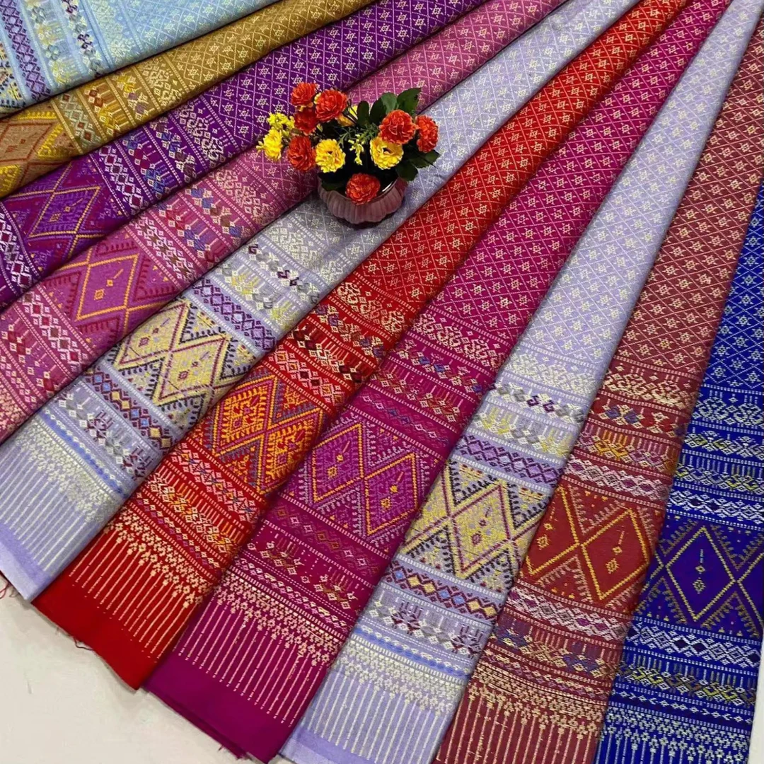 傣装织布气质民族风布料咨询后下单