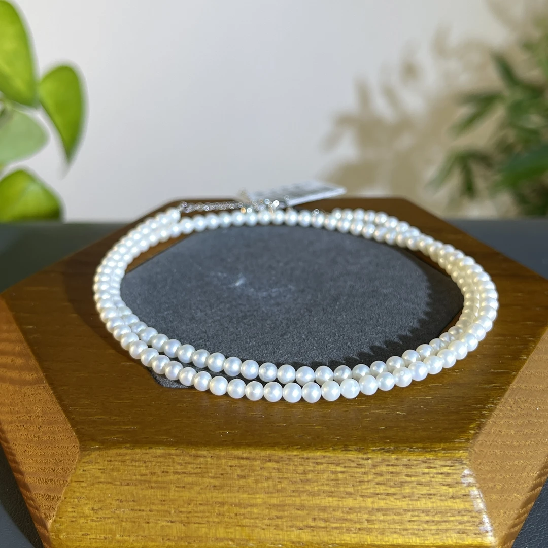 JXB22-07  S925银扣淡水珍珠-珠链（含配饰）