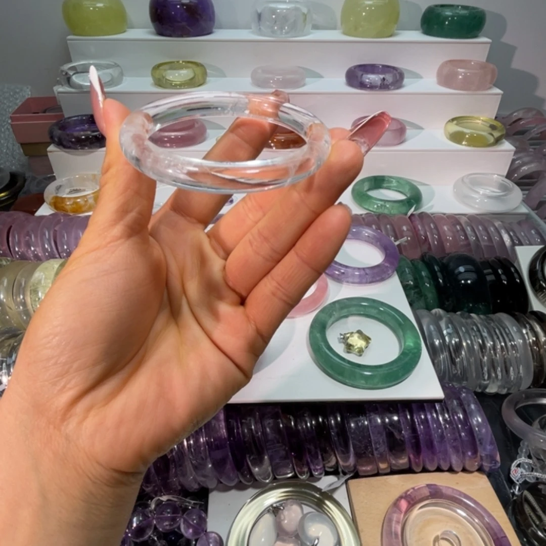 未镶嵌水晶手镯手镯56圈口1号