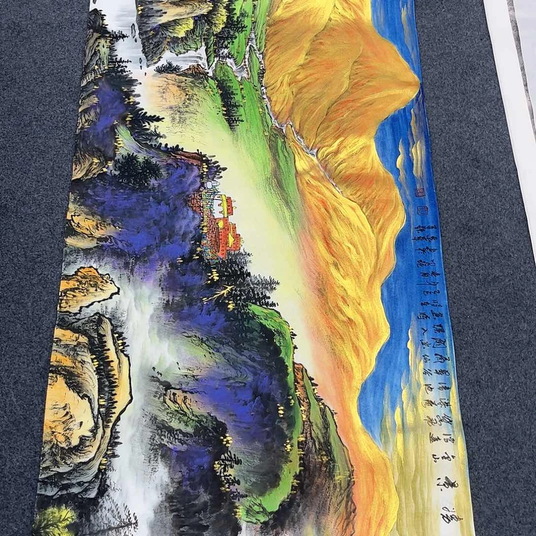 国画纯手绘国画宣纸作品