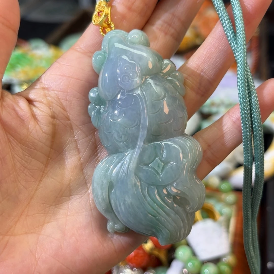 翡翠颈饰未镶嵌待编款