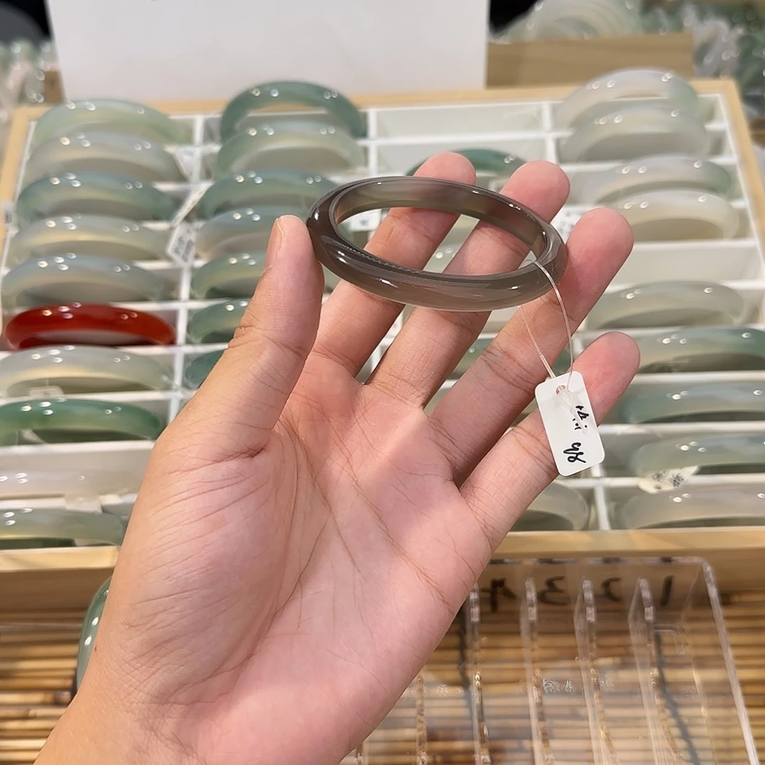 手镯玛瑙/玉髓未镶嵌圈口54.1