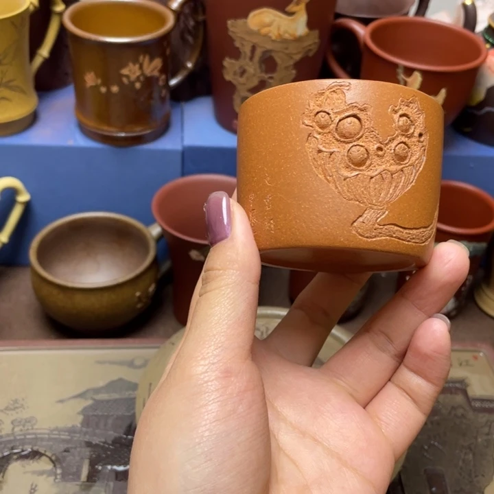 紫砂茶杯紫砂主人杯