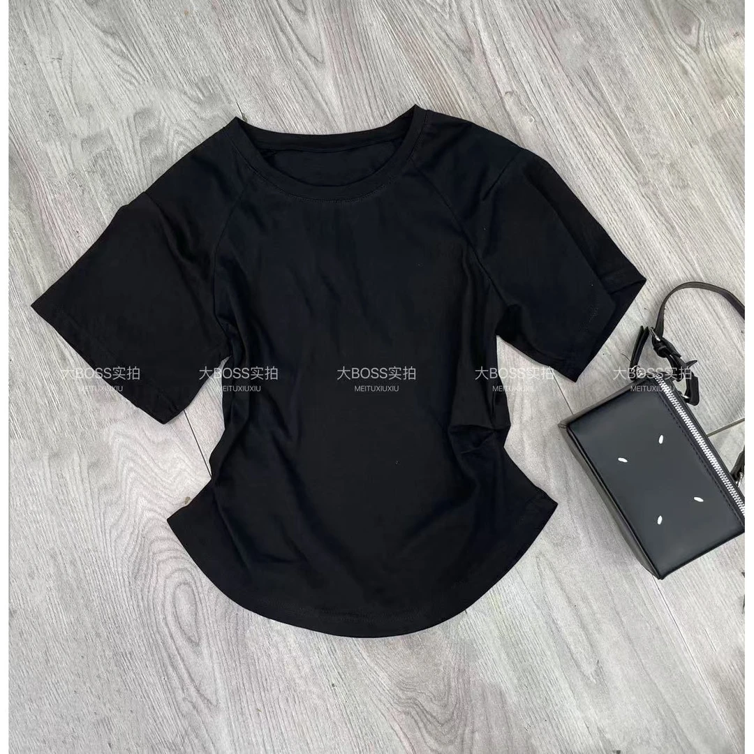 王美丽专享大码定制欧货美肩显瘦半袖113上衣T恤短袖