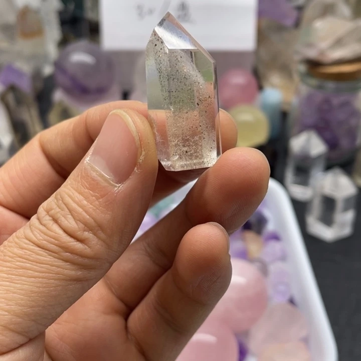 水晶20未镶嵌幽灵兔毛