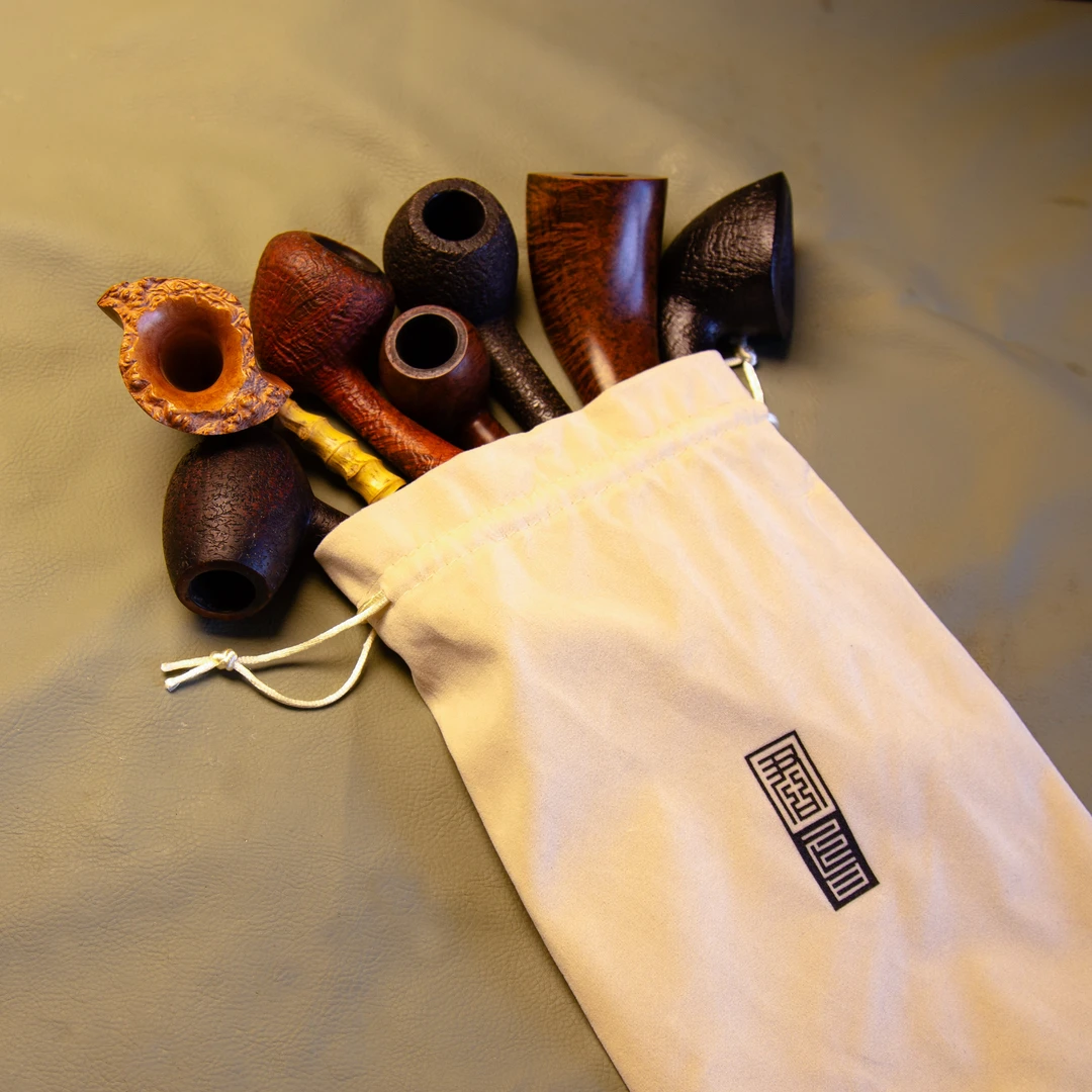 【君旨出品】烟斗收纳饕餮内胆包植绒工艺不掉毛