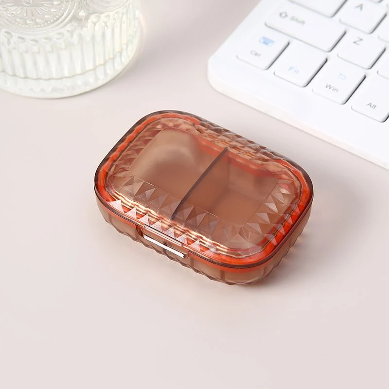 药片小分药盒便携药品分装收纳盒一日三餐密封装随身一周七天药盒